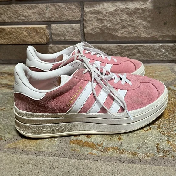 adidas gazelle silver green womens Adidas Gazelle Bold Super Pop Pink main image 1